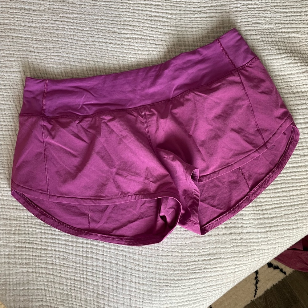 Low rise 2.5” speed shorts size 6